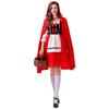New Adult Female Cos Little Red Riding Hood Clothing Manor Maid Cosplay Clothing Dress Set Women's Clothing