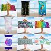 Superfine Fiber Square Beach Towel With 3d Digital Print For Beach Vacation Use