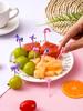 Unicorn Mini Food Fruit Fork Set Kid Cute Bento Box Decor Dessert Forks Cartoon Toothpick Cake Dessert Party Supply Random Color