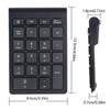 22 Keys Mini Digital Keypad USB 2.4G Digital Numpad Number Pad  For Windows