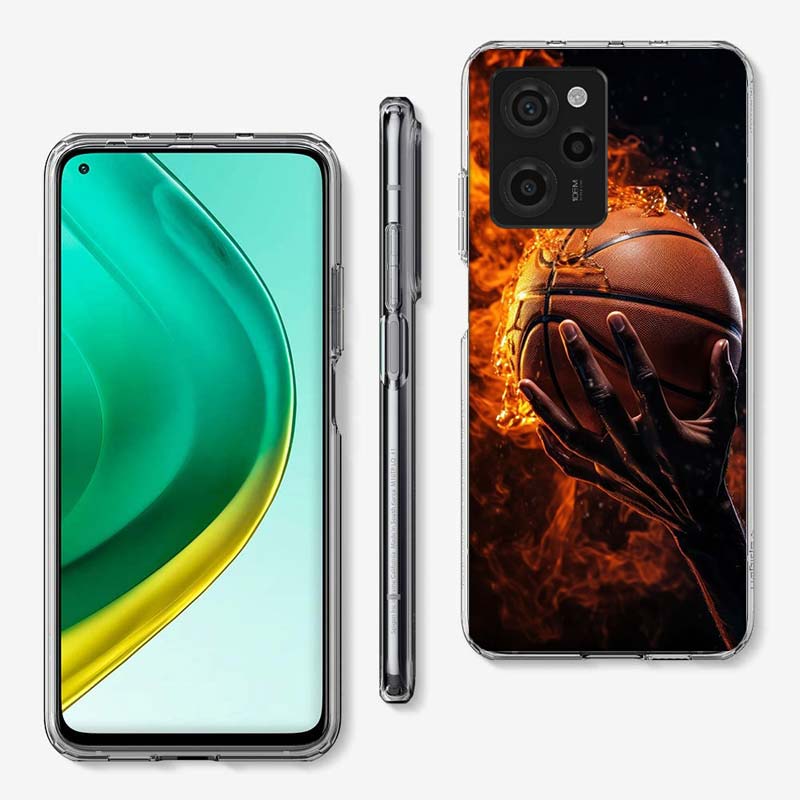 Basketball Cover Phone Case For Xiaomi Poco M8 M7 M6 M4 M3 X7 X6 X4 Pro F7 Ultra M5S Mi 14 14T 15 15T 12T 10T Pro 12S 12 11 Lite