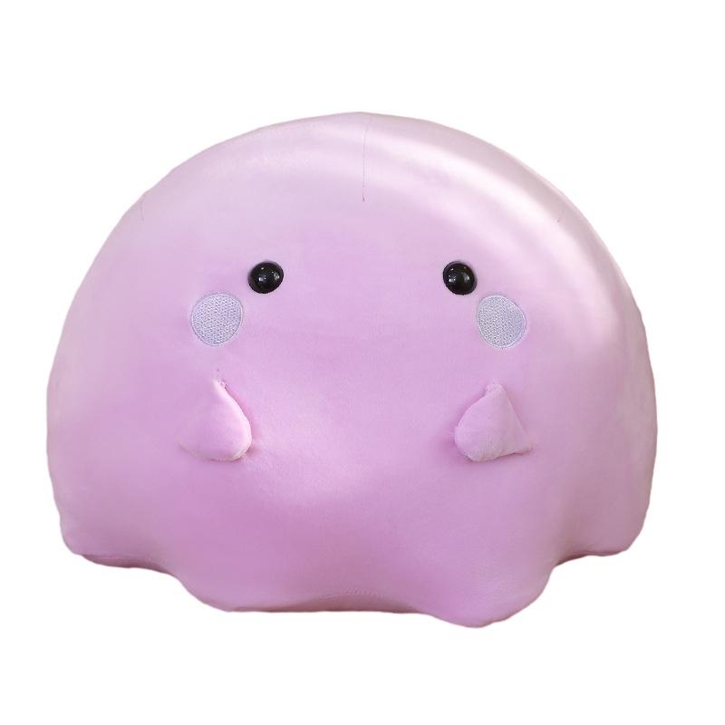 Soft And Cute Ghost Bunny Plush Toy For Kids Purple And White Customizable Design Perfect Birthday Gift Characters)