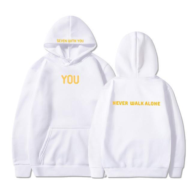 Jimin Kapüşonlu Sweatshirt - Park Jimin, Kim Seokjin, Kim Namjoon Esintili Sweatshirt