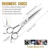 7.0-Inch Curved Tooth Scissors, Curved Fish Bone Magic Tooth Scissors, Curved Scissors, Pet Trimming Scissors, Thin Scissors, Professional-grade Pet