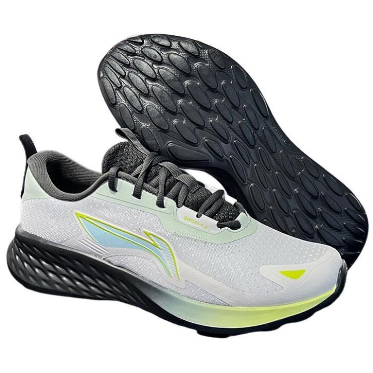 Li-Ning Módní Pohodlné Protiskluzové Odolné proti Opotřebení Nízké Neformální Běžecké Boty Unisex Tenisky Šedá Zelená Černá ARSU127-3