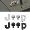 Car Accessories 3D Meatl Car Stickers For Jeep Renegade Grand Cherokee Xj Wrangler Jl Patriot Compass Car Decorations Sticker
