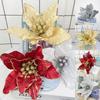 Beautiful Ornament Decoration Poinsettia Christmas Atmosphere