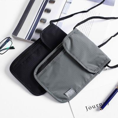 Unisex Nylon RFID Passport ID Bag Waterproof Multi-Functional Document Pouch ID Credit Card Holder Travel
