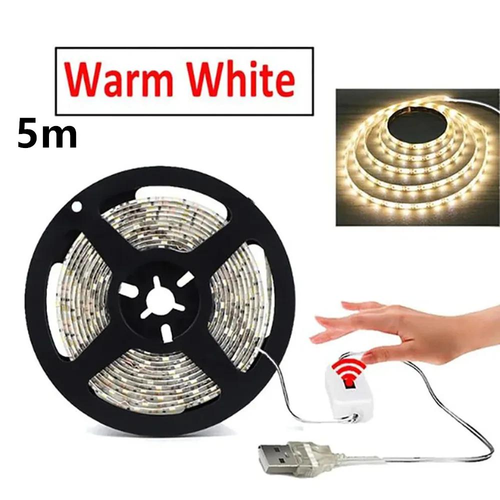 USB 5V LED-Lichtleiste Handwisch-Dimmer LED-Lampe 2835 Bewegungssensor Weihnachtsbeleuchtung Für Zuhause Party DIY Dekor TV-Hintergrundbeleuchtung