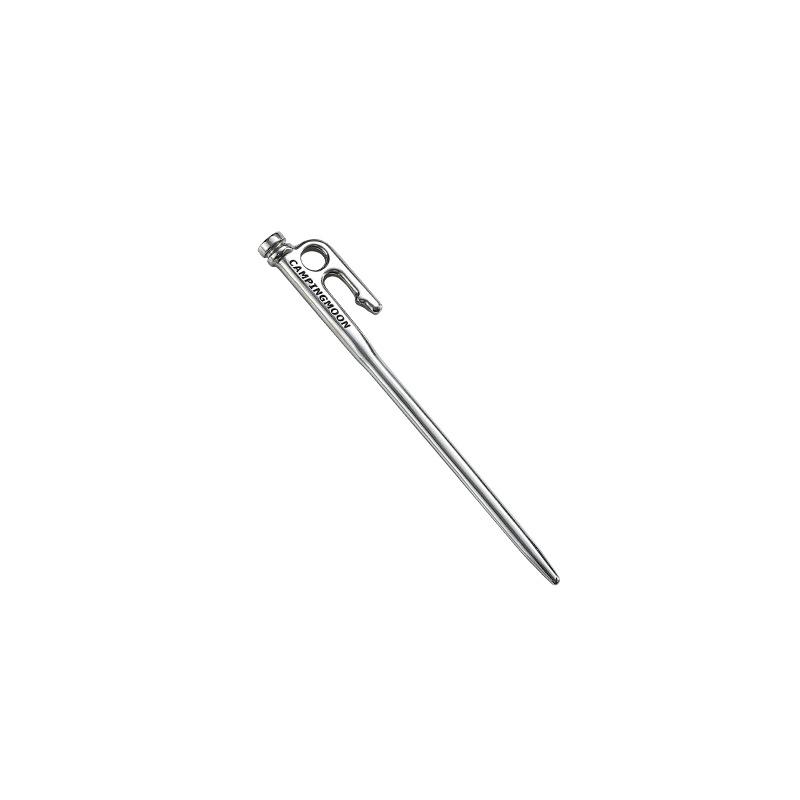 CAMPINGMOON K-Series Tent Stakes Anti-Slip Canopy Ground Pegs 420 Stainless Steel Forged Tent Stakes