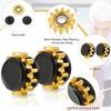 Mini Metal Gear Gyroscope Toy Fidget Spinner Stress Relief Adult Gift Sliver Black Gyroscope For Children Antistress Hand Toys G