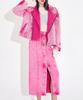 Wordog Vintage Washed Denim Long Skirt