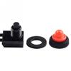 Protective Push Button Switch Red/black Rubber Cover Self-locking Sturdy