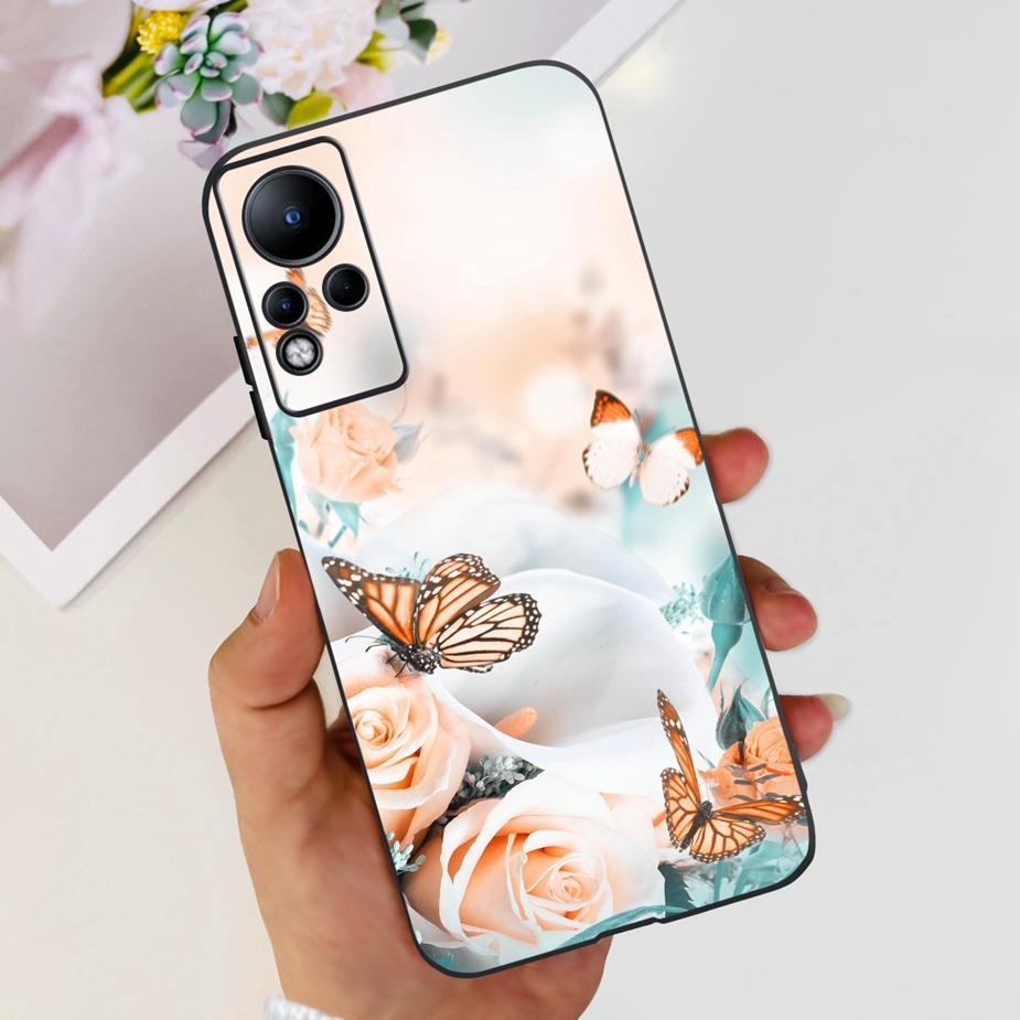 For Infinix Note 11 Case X663 X663B Cute Fashion Painted Cover Case For Infinix Note 12 Note12 Note11 X663C Soft TPU Fundas Capa