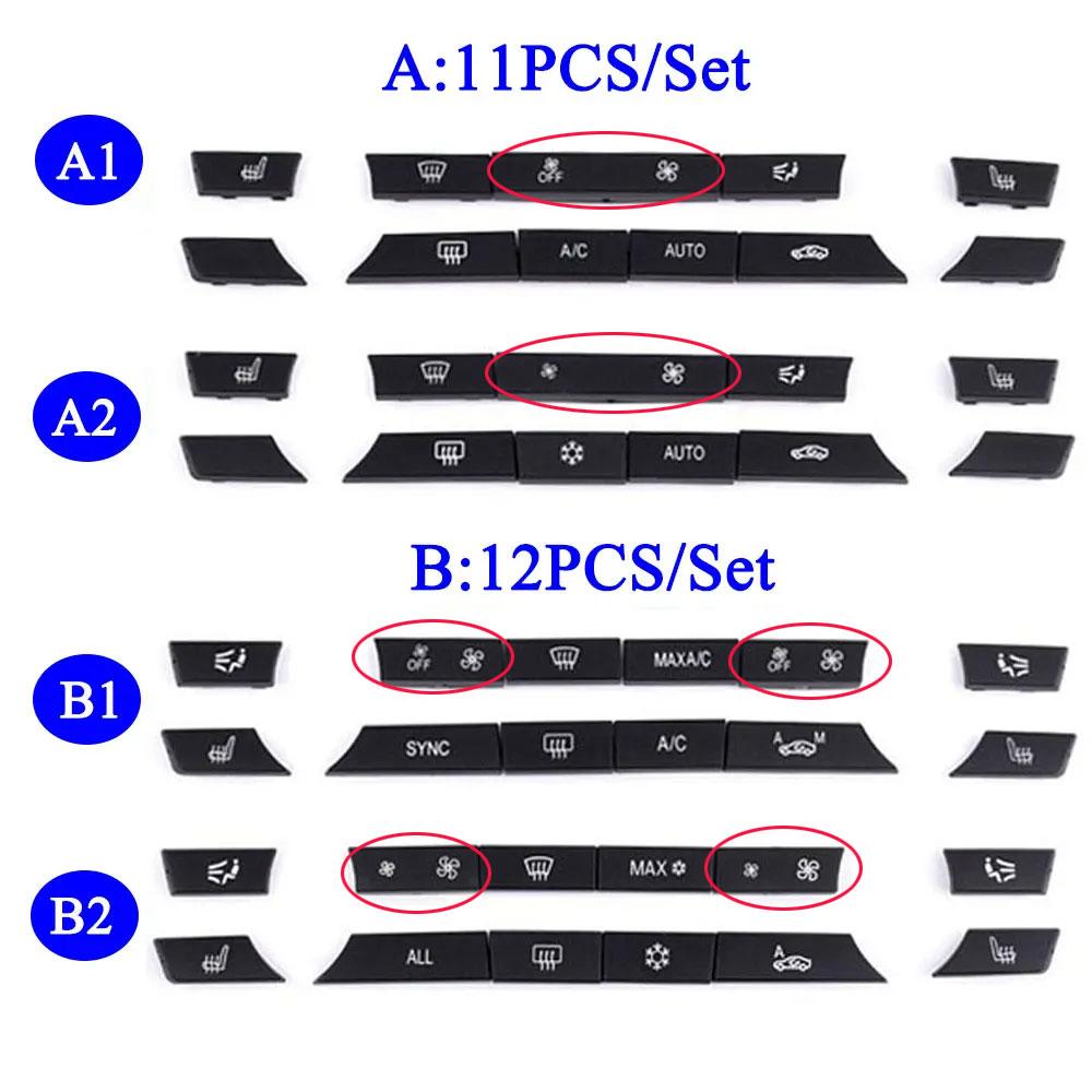 11/12/14PCS Dashboard Air Conditioning AC Heater Control Switch Button For BMW 5 6 7 Series X5 X6 F10 F18 F06 F12 F01 F02 F15