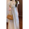 Korean Style Elegant French V-Neck Dress - Summer 2026