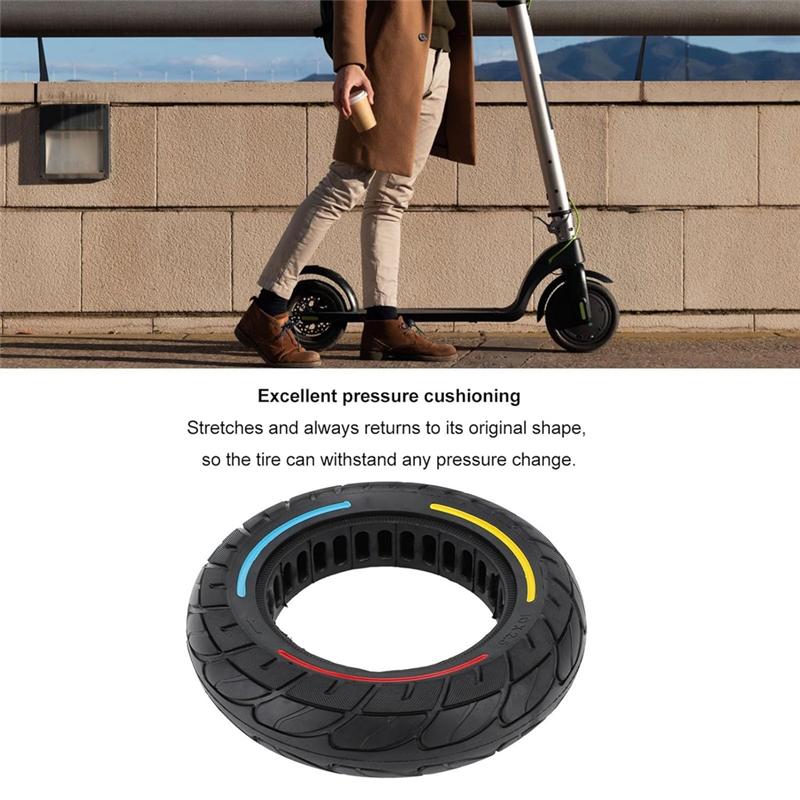 A03E-Solid Tire 10 Inch 10X2.5 For Segway Ninebot Max G30 G30P G30LP Gotrax G5 G6 Electric Scooters Replacement Wheel