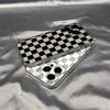 Space Black Plaid Pattern Clear Phone Case For Xiaomi Mi 15 T Pro 14T 13T 12T Mi 17 Pro 15 14 13 12 11 Lite 5G Silicone Cover