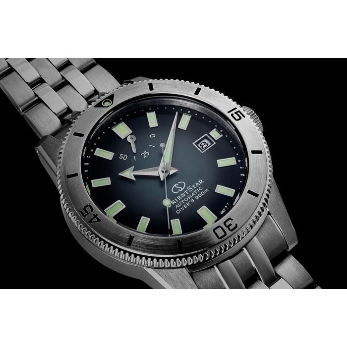 Orient Star Diver 1964 1st Edition F6 Date 200m Automatic Watch RK-AU0503N 75th Anniversary (400 Limited) Blue Gray Gradient