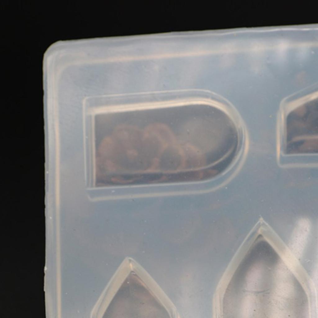 Miniature House Casting Mold HighTemperature Resistant Silicone Molds Small House Decoration Moulds for DIY Lovers