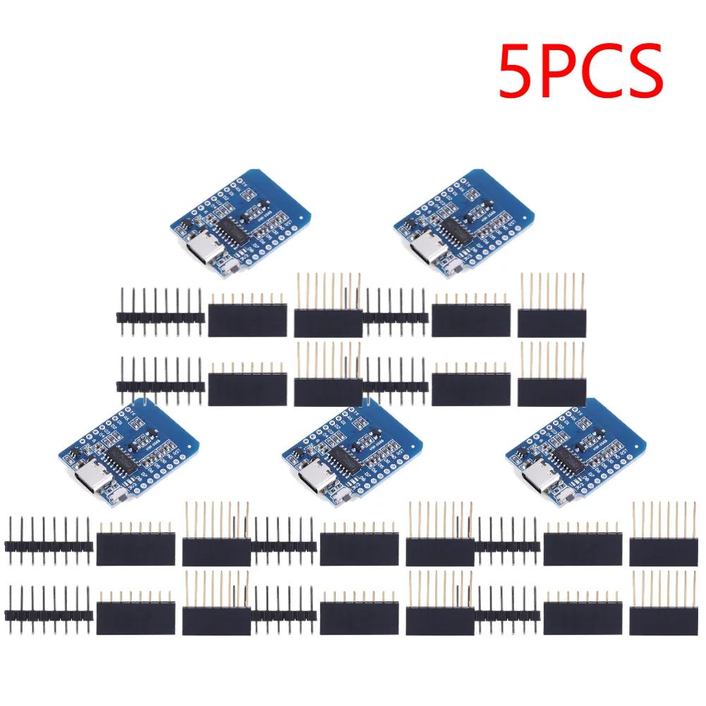 1-20PCS ESP8266 D1 Mini WIFI Development Board ESP-12F CH340G CH340 V2 Usb Wemos D1 Mini Nodemcu Lua Iot Board 3.3V Met Pins