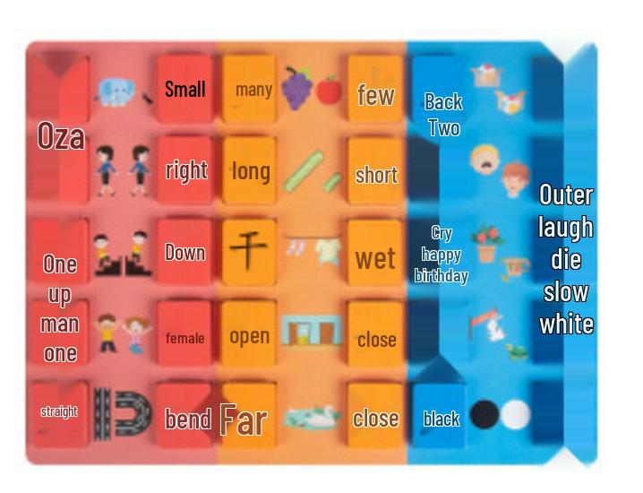 Vorschul-Dominobrett aus Holz: Chinesische Schriftzeichen & Antonyme lernen