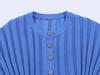 European Autumn/Winter Knit Cardigan - Round Neck, Accordion Sleeves, 5755016