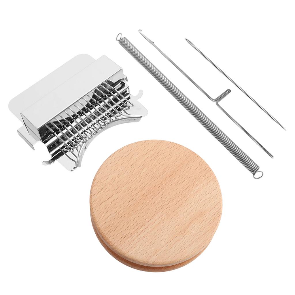 Portable Patch Darning Kit Beginners Mini Patchwork Weaving Tool Set 14 Hooks for Repair Sewing