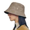 VA Stud Vegan Leather Bucket Hat Beige