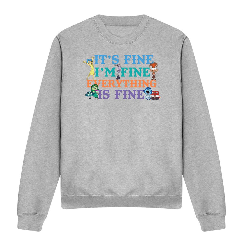 Inside Out 2 Womens/Ladies Its Fine I´m Fine Joy Sweatshirt