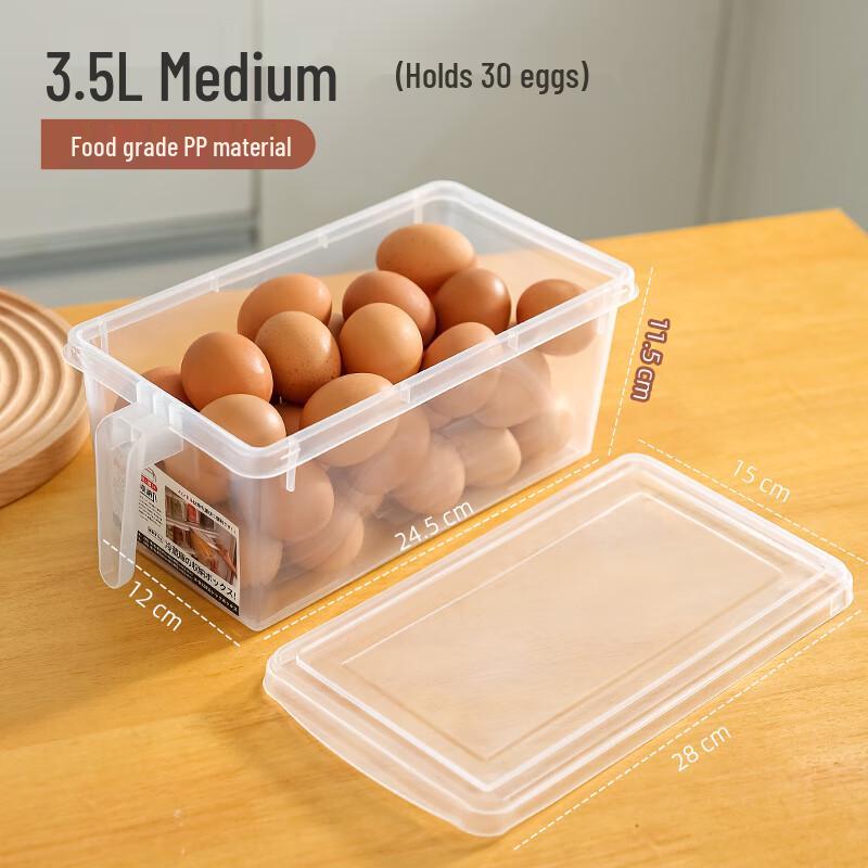 Clear Plastic Refrigerator Egg Storage Box