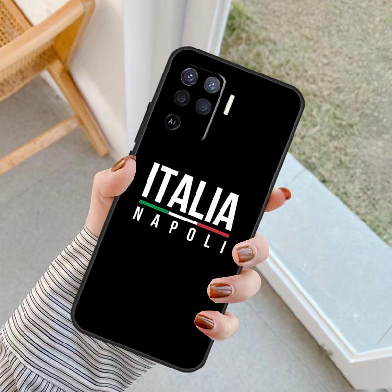 Flag Italy Case For Oppo A5 Pro A15 A17 A57 A77 A18 A38 A58 A78 A98 A94 A74 A54 A40 A60 A80 A16 A76 A96