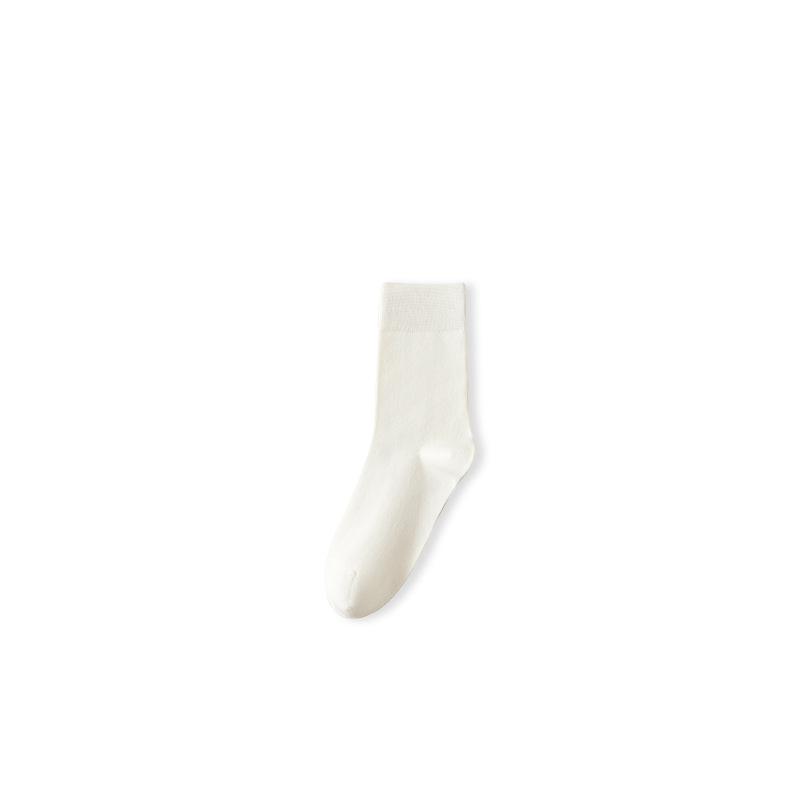 Female Spring and Summer Cotton Anti Bacterial Breathable Sweat Absorption In The Tube Pile Socks