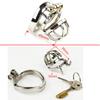 Semaxy Chastity Belt Chastity Lock for Men Penis Restraint Adjustable Training Goods Play Stainless Steel Restraint (50mm)