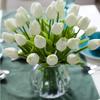PU-Tulpe Künstliche Blume, Simulationsstrauß, Real Touch, Mini, Weihnachten, Familie, Garten, Hochzeitsdekoration