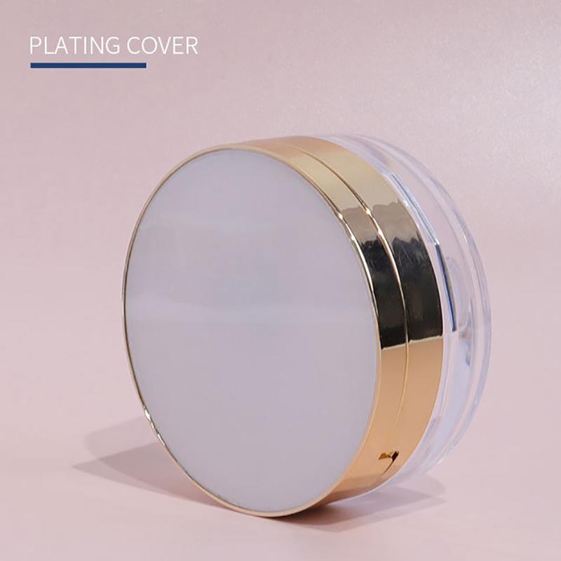 Portable Powder Box Handheld Empty Loose Powder Pot With Sieve Cosmetic Travel Makeup Jar Sifter Container With Powder Puff