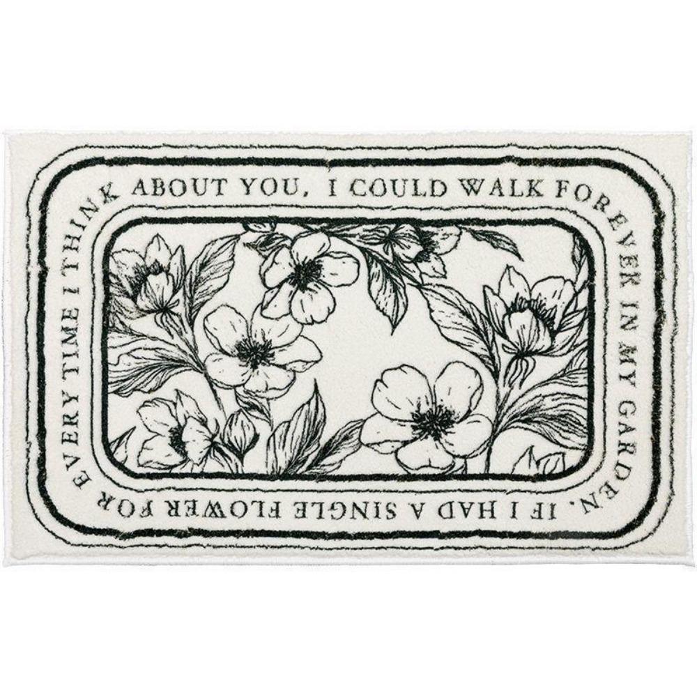 Bathroom Slip-resistant Mat Floor Mat Entry Bathroom Door Moisture-wicking Mat Home Bedroom Carpet Bathroom Slip-resistant Mat