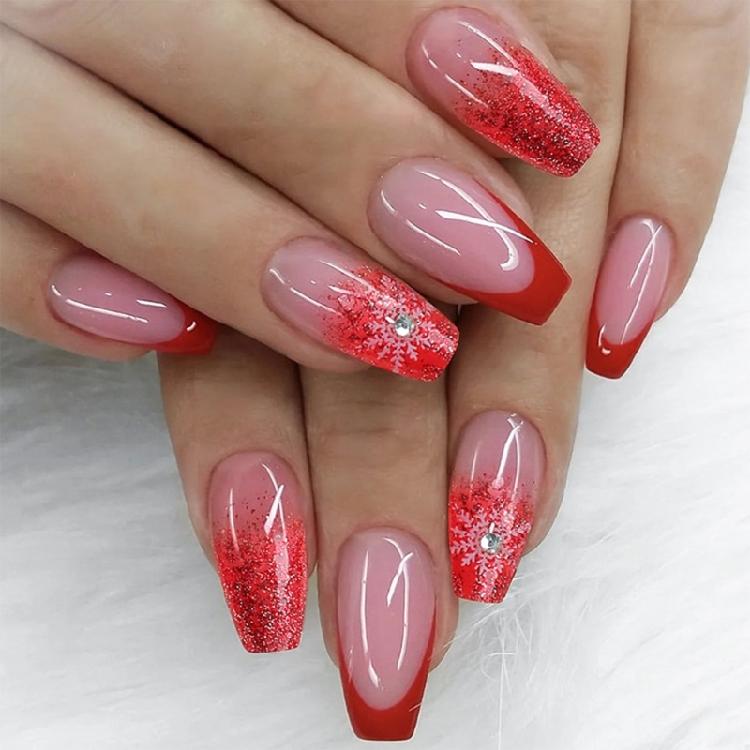 

Квадратные акриловые накладные ногти, приклеиваемые накладные ногти, искусственные ногти для женщин и девушек. 1