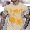 Beer Celebration Graphic Design Gifts T-shirt Men Cheers Beers Print Summer Casual Tops Man Beer Lover Essential Classic Tops