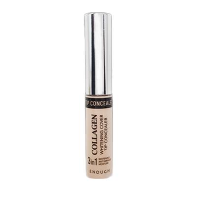 Enough Collagen Whitening Cover Tip Concealer 9g, No. 1 Light Beige, 1 Ea.