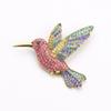 Elegant Hummingbird Brooches Luxury Rhinestone Brooches Fashion Animal Brooches  Prom
