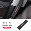 For KIA Leather Car Seat Belt Protector Pad Shoulder Strap Cover Interior Accessories Sorento Stinger Soul Spectra Niro Cadenza QJ2
