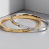 Classic Luxury Crystal Bracelet Bangles for Women Stainless Steel Silver Color Waterproof Jewelry Gifts for Girlfriend Mom Wife
