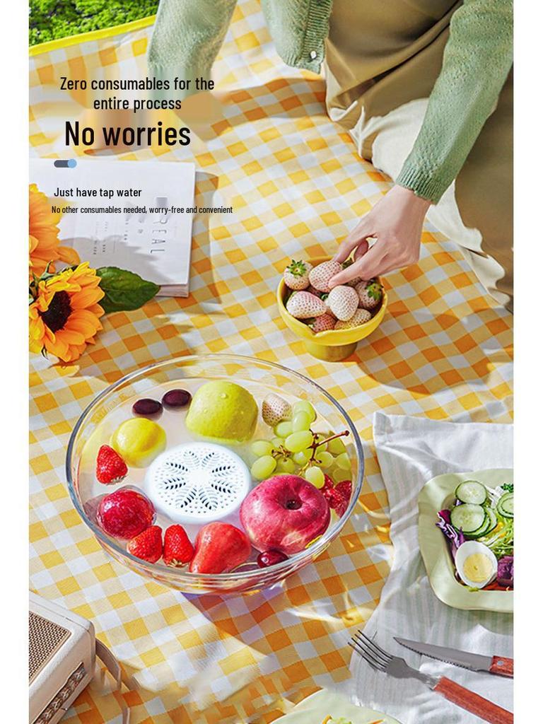 Pesticide-Removing Fruit and Vegetable Sterilizer: Compact Washing Machine