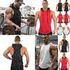 Premium Qualität Herren Fitnessbekleidung Bodybuilding Stringer Hoodie Tanktop Muskelshirt T-Shirt
