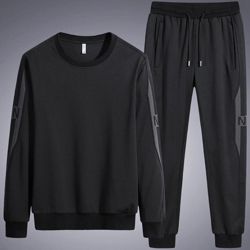 Men 'S Sweatshirt Letter Patchwork Sports Pullover Spring And Autumn Men 'S Jacket Loose Jacket