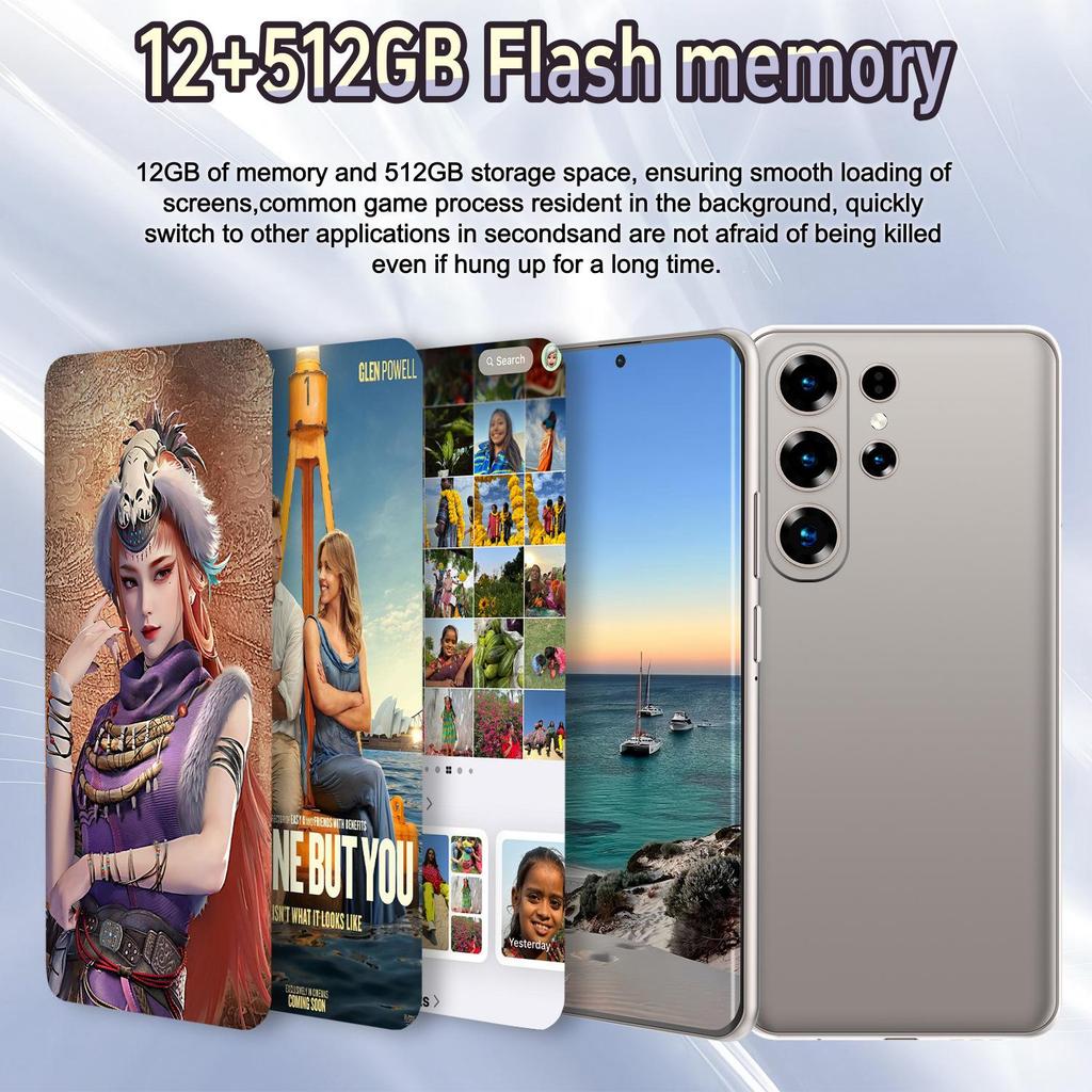 Cross-Border Android S26 Ultra - 4G Curved Screen, 3GB+64GB, In Stock