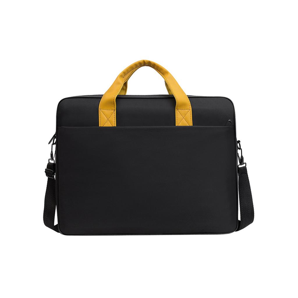 Protective Carrying Case Notebook Handbag Oxford Cloth Laptop Computer Bag Splash-proof Briefcase Portable Black/Gray