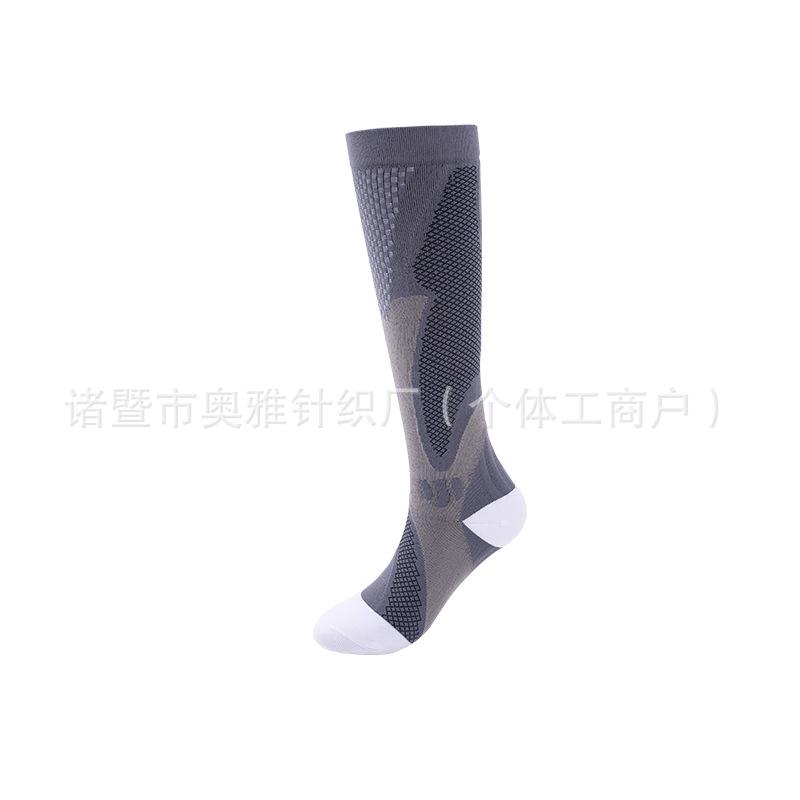 Nylon Magic Pressure Socks Men And Women Cycling Running Sports Football Socks Outdoor Calf Socks