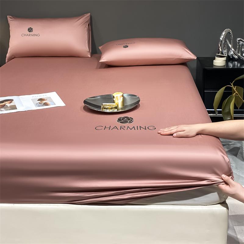 

Комплект из 2/3 шт., летний дышащий крутой противоскользящий наматрасник, антибактериальный охлаждающий простынь с вышивкой и наволочкой 2pcs set 90x190cm